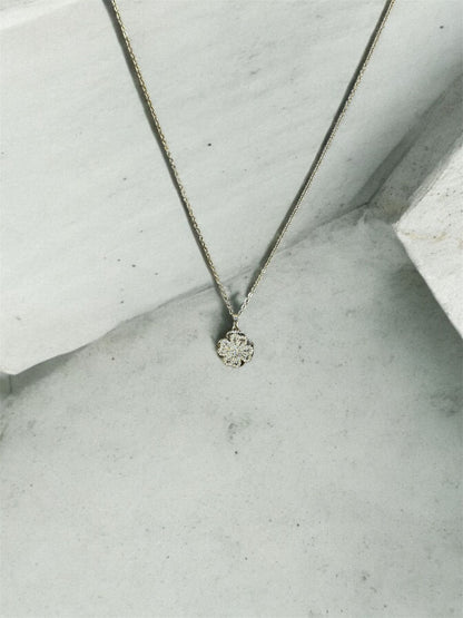 Silver Plated Rotating Spinning Pendant Chain For Women Girls